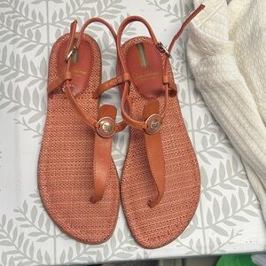 NWOT Sam Edelman GIGI SIGNET thong sandals - Coral - size 8.5